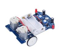 Henakmsl Set di esercizi di saldatura fai da te, D2-5, kit intelligente per auto, linea di progetto per robot, per apprendimento divertente, pratica elettronica, kit per studenti