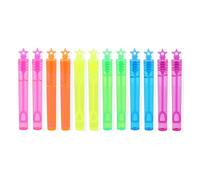 Henbrandt 2 x Neon Star Bubble Tubes con bacchetta (confezione da 12) bolle da 4 ml per bambini riempitivi sacchetti sacchetti estivi giochi per ragazzi e ragazze sacchetti per feste per bambini