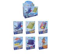 HENBRANDT 6 x giochi da viaggio classici - Set di 6 giochi assortiti - giochi compatti portatili per bambini adulti famiglia divertimento feste intrattenimento vacanze