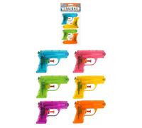 HENBRANDT 6x PISTOLA AD ACQUA NEON plastica 11 cm