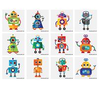 Henbrandt 72 tatuaggi temporanei per bambini, per feste di compleanno