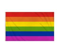 Henbrandt Arcobaleno Gay Pride Lgbtq + Bandiera 5ft x 3ft Poliestere con Asole