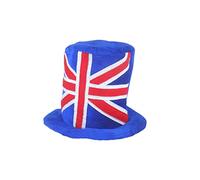 Henbrandt Cappello da adulto Union Jack blu novità Platinum Jubilee Celebration Britannia taglia unica