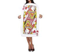 HENBRANDT Costume da Gioco per Adulti Queen of Hearts