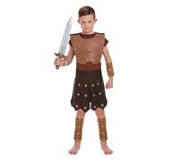 HENBRANDT Costume da soldato per bambini e ragazzi, taglia M 7-9 anni