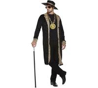 HENBRANDT Costume Nero da magnaccia per Adulti