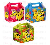 Henbrandt Emoji - Scatola per feste, confezione da 6