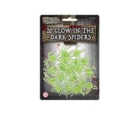 Henbrandt - Ragni fluorescenti al buio per Halloween, 5 cm (Confezione da 20)