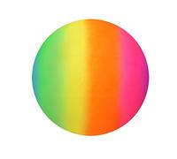 Henbrandt Rainbow Bright - Pallone da calcio in PVC, 20 cm, non gonfiato, confezione da 1