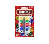 HENBRANDT Set di dadi a 6 facce Gioco di dadi colorati (D6) Confezione da 10