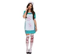 Henbrant Blue Banana Bloody Nurse Costume (Green)