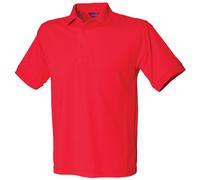 Henbury 65/35 Classic Pique Polo Shirt H400 - Unisex Casual Plain T Shirt