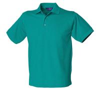Henbury 65/35 Classic Pique Polo Shirt H400 - Unisex Casual Plain T Shirt