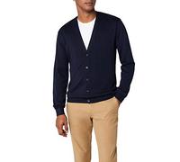 Henbury Mens Lightweight V Cardigan, Blu (Navy), X-Small Uomo
