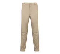 Henbury - Pantaloni chino elasticizzati con cintura elastica, Pietra, 44 Lungo