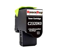 HenceBuy Cartuccia toner nero compatibile per Lexmark C2320K0 uso per stampante Lemark C2325 MC2325adw C2535dw MC2535adwe C2425dw MC2425adw MC2640adwe (nero, 1000 pagine)