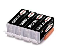 HenceBuy PGI-580 XXL Cartucce d'inchiostro Compatibili con Cartuccia Canon 580 PGBK per Pixma TR7550 TR8550 TS6150 TS6151 TS6250 TS6350 TS8150 TS8151 TS8152 TS8250 TS9150 TS9155 TS9550 (4 PGBK)