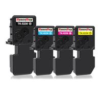 HenceBuy TK5230 TK5220 Cartucce Toner Compatibili per Kyocera TK 5230 5220 per Toner Kyocera Ecocys M5521cdw M5521cdn P5021cdw P5021cdn Stampante Nero Ciano Magenta Giallo (4-Pack)