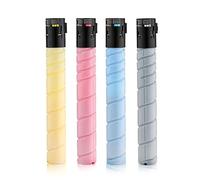 HenceBuy Toner compatibile Konica Minolta TN324 TN-324K TN324K TN324C TN324M TN324Y per Konica Minolta BizHub C258 C308 C368 Nero Ciano Magenta Giallo