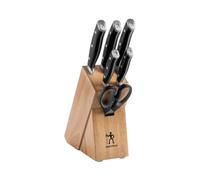 HENCKELS Accent Ceppo Portacoltelli con Set 7 Pezzi, Set Coltelli, Forbici | Legno di caucciù, Aspetto naturale