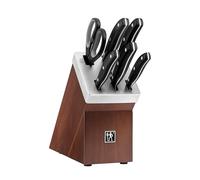 HENCKELS Everyday Ceppo Autoaffilante 7 Pezzi, Forbici, Marrone | Set Coltelli, Ceppo in Frassino