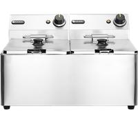 HENDI 205839 FRIGGITRICE, capacità 16 l, Max potenza 7000 W, da 50 °C a 190 °C, grigio