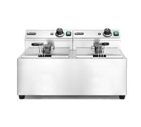 HENDI 207307 Friggitrici Mastercook, 2 x 8 L