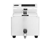 HENDI 207369 FRIGGITRICE, capacità 8 l, Max potenza 3500 W, da 25 °C a 195 °C, grigio
