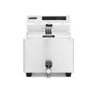 HENDI 207369 Friggitrice Mastercook digitale con rubinetto di scarico - 8 l