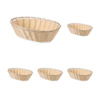 HENDI 426500 Cestino per Pane, Ovale (Confezione da 5)