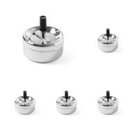 HENDI 440209 Portacenere con Bottone Rotante (Confezione da 5)