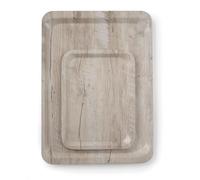 HENDI 508909 Vassoio da Servizio in Melaminabcon Stampa Tipo Legno