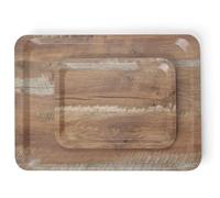 HENDI 508916 Vassoio da Servizio in Melaminabcon Stampa Tipo Legno