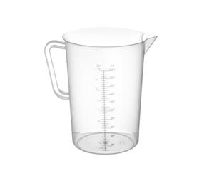 HENDI 567302 Caraffa Graduata Polipropilene, 2 L (Confezione da 10)