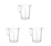 HENDI 567302 Caraffa Graduata Polipropilene, 2 L (Confezione da 3)