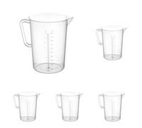 HENDI 567302 Caraffa Graduata Polipropilene, 2 L (Confezione da 5)