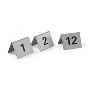 HENDI 663844, Numeri da tavolo, Numero 1, 12, 50 x 35 x (h)40 mm