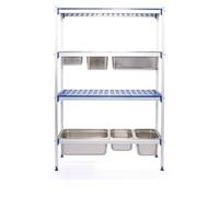 HENDI 812266 Scaffale in Alluminio per Contenitori Gn