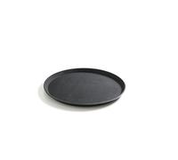 HENDI 878125 - Vassoio rotondo in polipropilene, diametro 280 mm, altezza 20 mm, 12 pezzi, colore: Nero