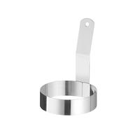 HENDI Anello per uova con manico, forma rotonda, ⌀88x(H)125mm, acciaio inox