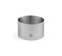 HENDI Anello rotondo per impiattamento, per modellare e presentare alimenti, ⌀70x(H)45mm, acciaio inox