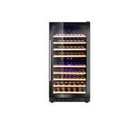 HENDI Arktic 237557 CANTINETTA, 72 bottiglie, 9 ripiani, dimensoni: L 675 mm, A 1215 mm, P 59,5 cm, temperatura massima 22 °C, Grigio
