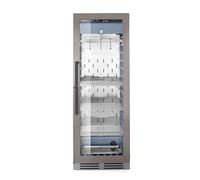 HENDI Armadio/Camera/Cabina/Vetrina per la frollatura a secco della carne Arktic, 352L, 220V, 170W, 595x760x(H) 1720mm, vetro temprato, acciaio inossidabile, grigio scuro