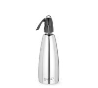 HENDI Sifone per soda, bottiglia macchina d'acqua gassata, gasatore d'acqua frizzante carbonata, per cartucce capsule ricarica di CO2, 1L, ø95x(H)310mm, acciaio inox