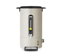 HENDI Bollitore per bevande calde 16L UNIQ, dispenser acqua calda con parete singola, per vin brulè e acqua bollente, fino a 100°C, 230V, 50/60Hz, 1650W, 357x380x(H)502mm, bianco sporco, Inox, PP