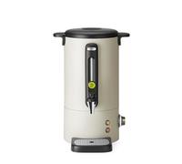 HENDI Bollitore per bevande calde 9L UNIQ, dispenser acqua calda con parete singola, per vin brulè e acqua bollente, fino a 100°C, 230V, 50/60Hz, 950W, 307x330x(H)450mm, bianco sporco, Inox, PP