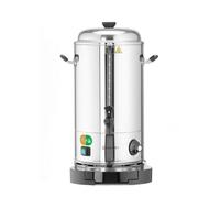 HENDI Bollitore per Bevande Calde, Parete Doppia, per Vin Brulè e Acqua Bollente, ~110°C, Protetto Contro Ebollizione a Secco, 9L, 230V, 2200W, 343x345x(H)517mm, Acciaio Inox