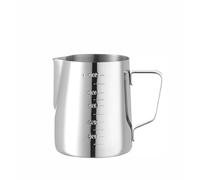 Hendi Bricco per latte, lattiera con segno di misurazione, lattiera mucca per cappuccino con beccuccio speciale, adatto per latte, espresso, 0.55L, Acciaio inox