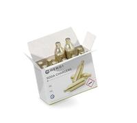 HENDI Capsule per Soda, 10 pezzi, per acqua gassata, per sifone per soda, Capsule di CO2, 7,8g di CO2 per capsule