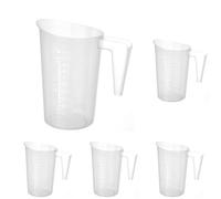 HENDI Caraffa graduata, impilabile, misurino con scala, 1L, ø124x(H)170mm, polipropilene